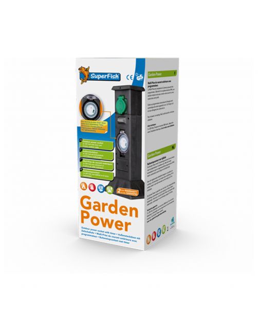 Superfish Gardenpower Stekkerdoos Met Timer - Verlichting -