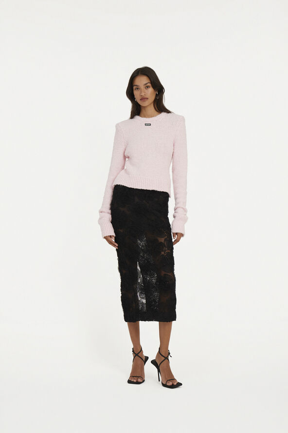 ROTATE Birger Christensen Cotton Knit Pullover Fairy tale