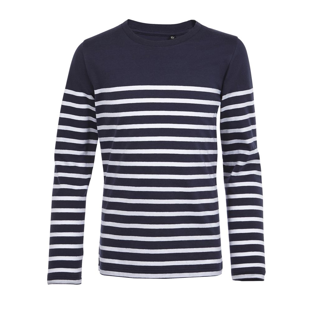 SOL'S 03101 - Matelot Lsl Kids Tee Shirt Enfant Manches Longues Rayé
