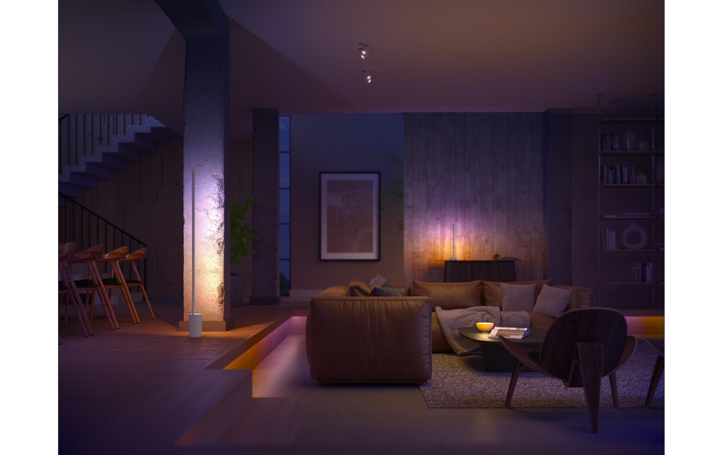 Philips Hue LED Stehlampe »Gradient Signe inkl. DimmSwitch« Kaltweiss | Neutralweiss | Warmweiss