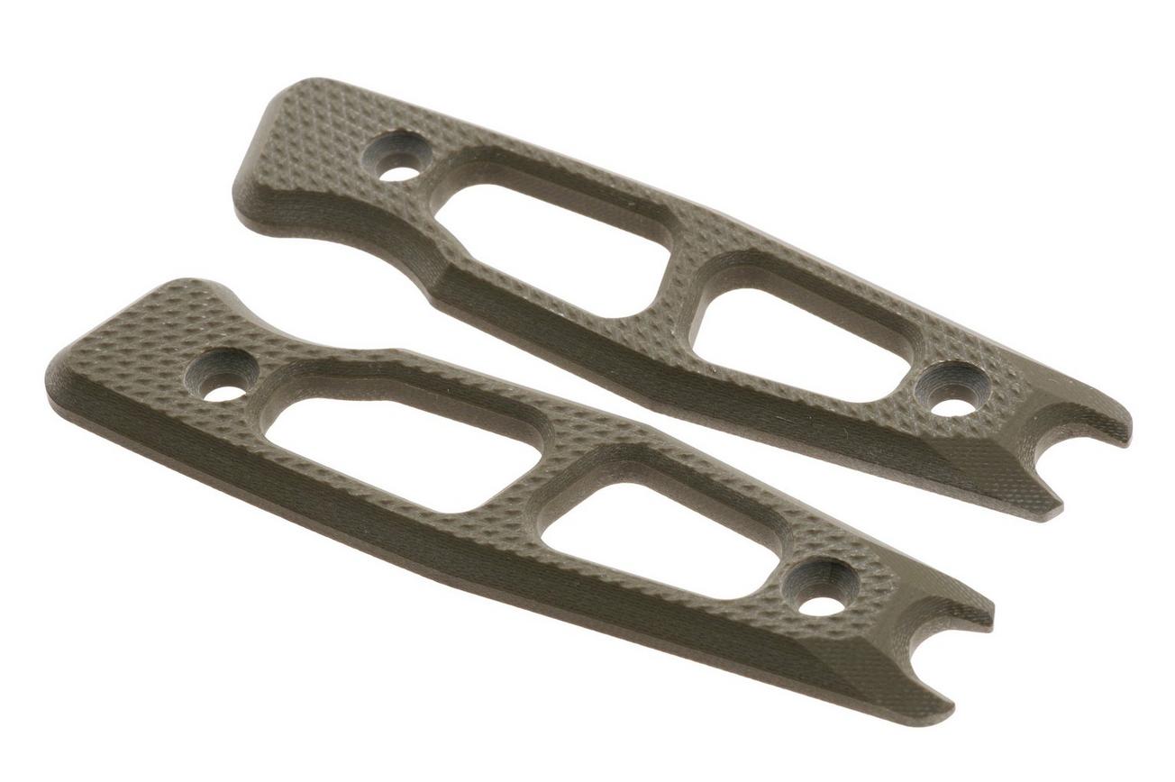 Daily Customs AK4 Scales P10017414, Lightweight G10 OD Green, handgreepschalen