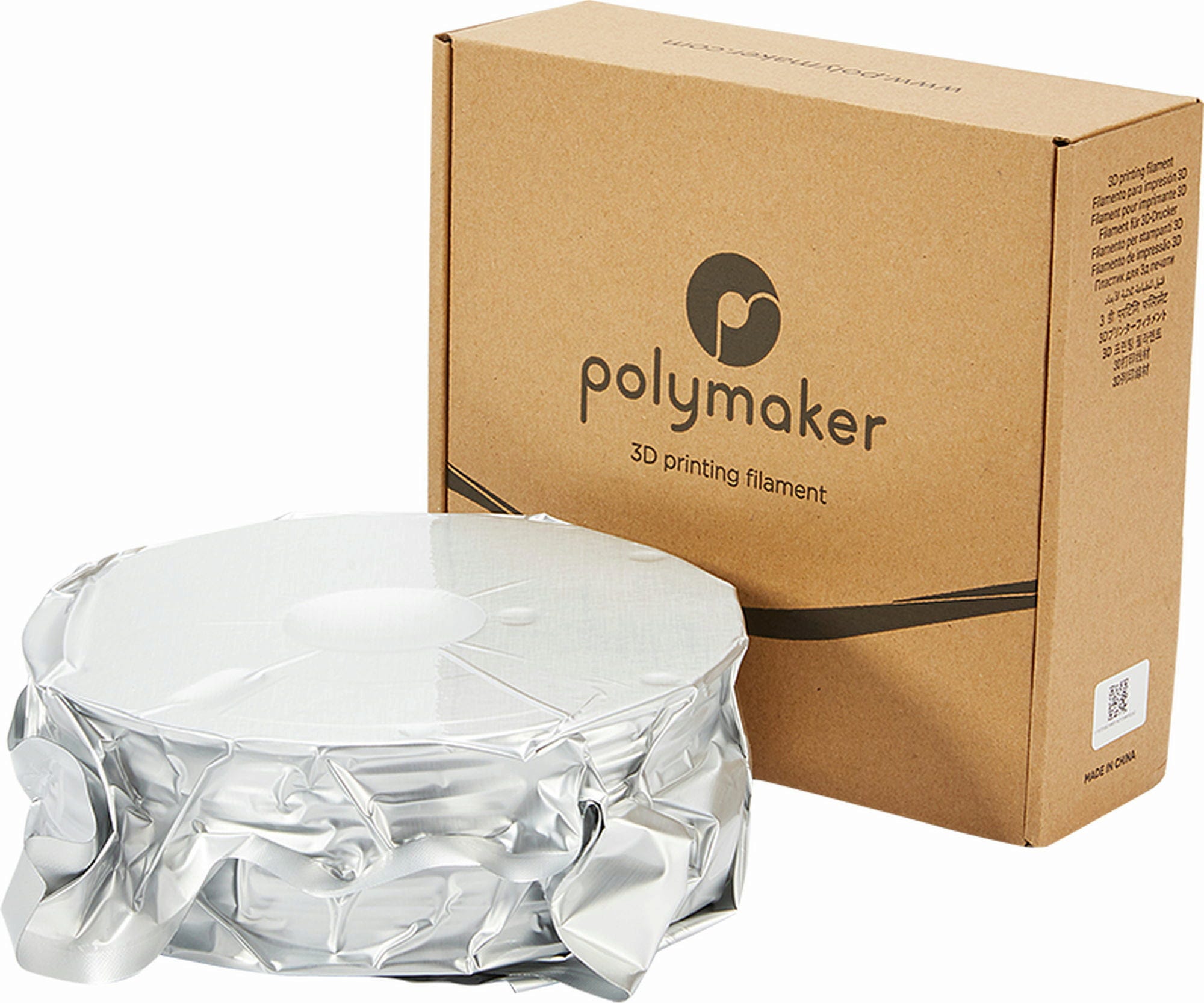 Polymaker  PolyLite ASA Grau, 1,75 mm / 1000 g    Die Alternative zu ABS Filament in Grau