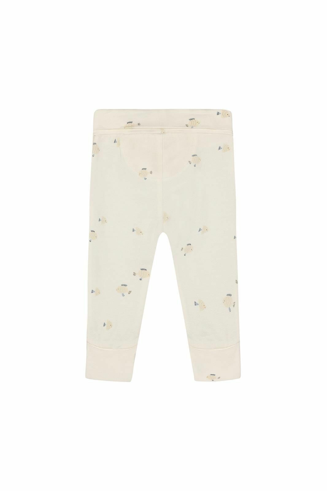 Noppies Newborn Broek slim fit all over print - Egret