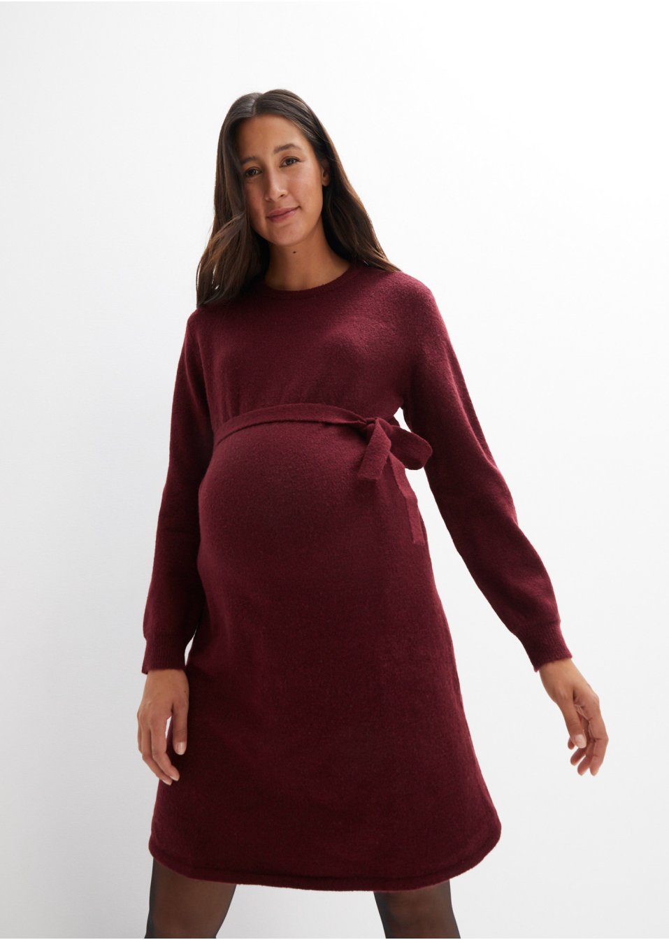 Robe en maille de grossesse