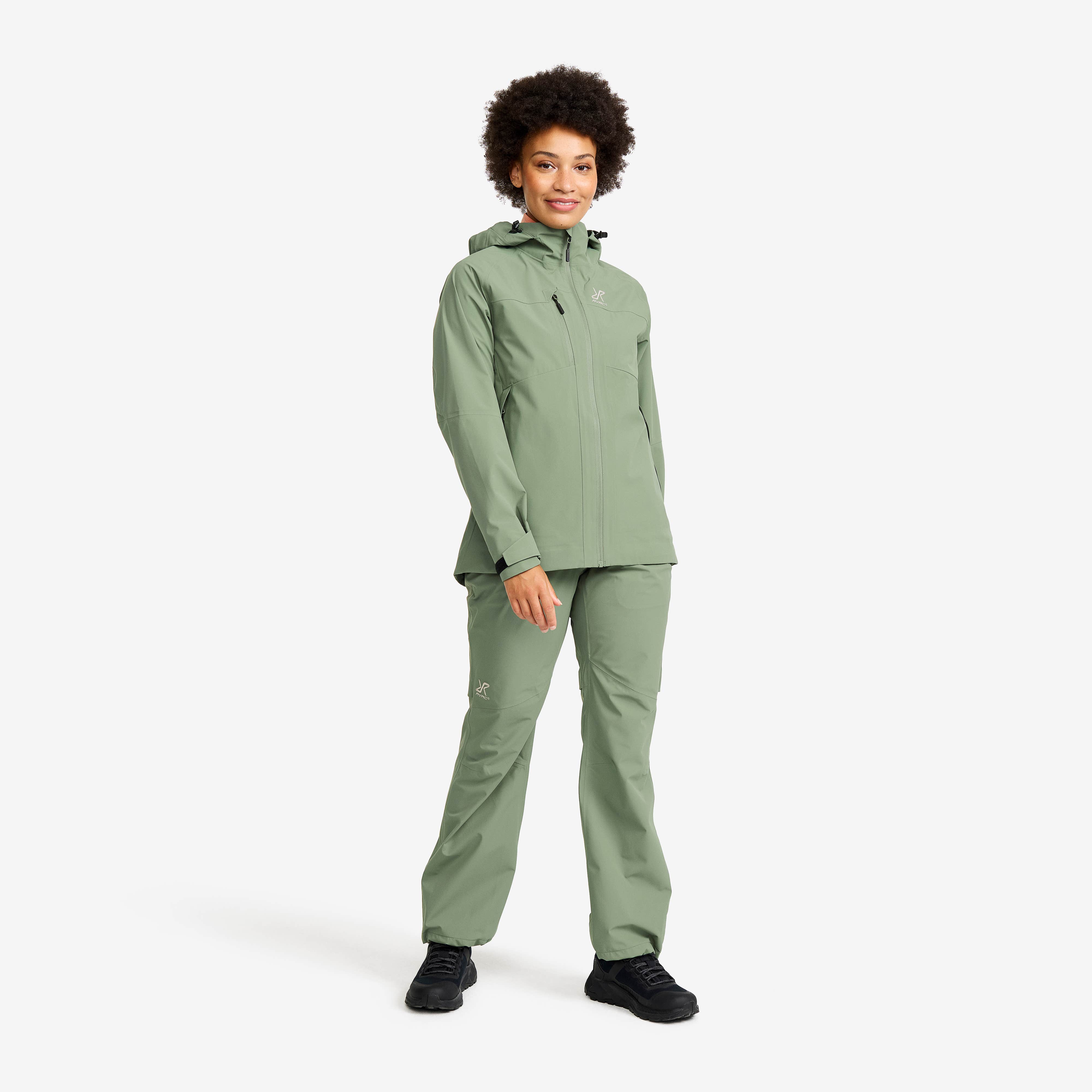 Cloud 3L Shell Jacket Dame Dusty Green