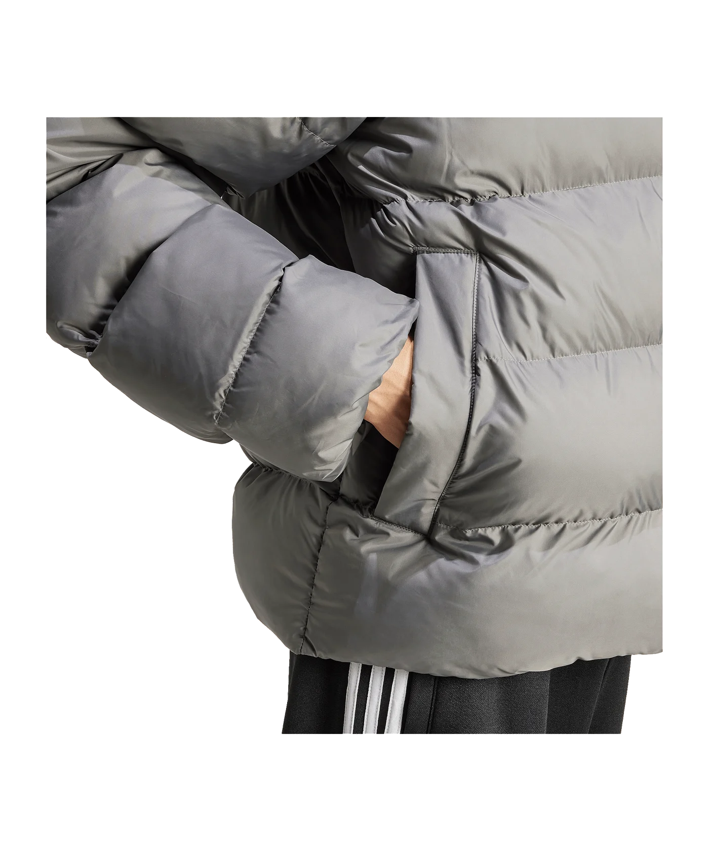 adidas Originals Commercial Puff Daunen Jacke Grau