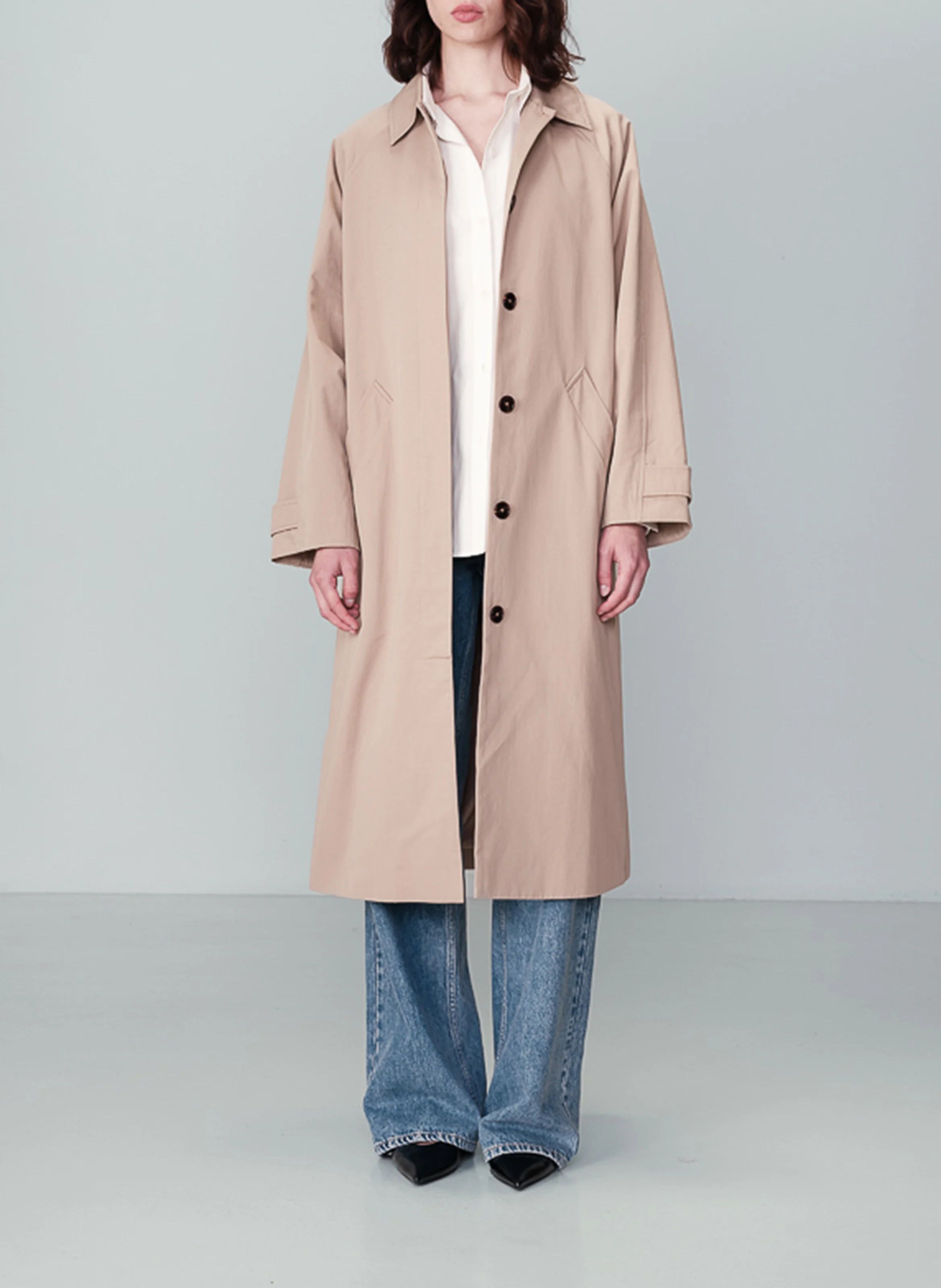 NOTHOMB - Trench-coat long en coton | Beige
