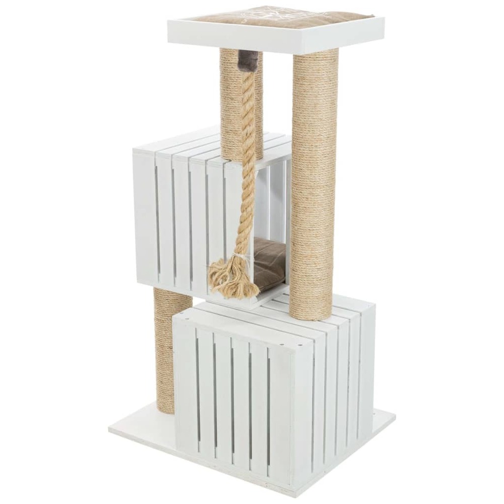 Griffoir pour chats be nordic skadi blanc et sable