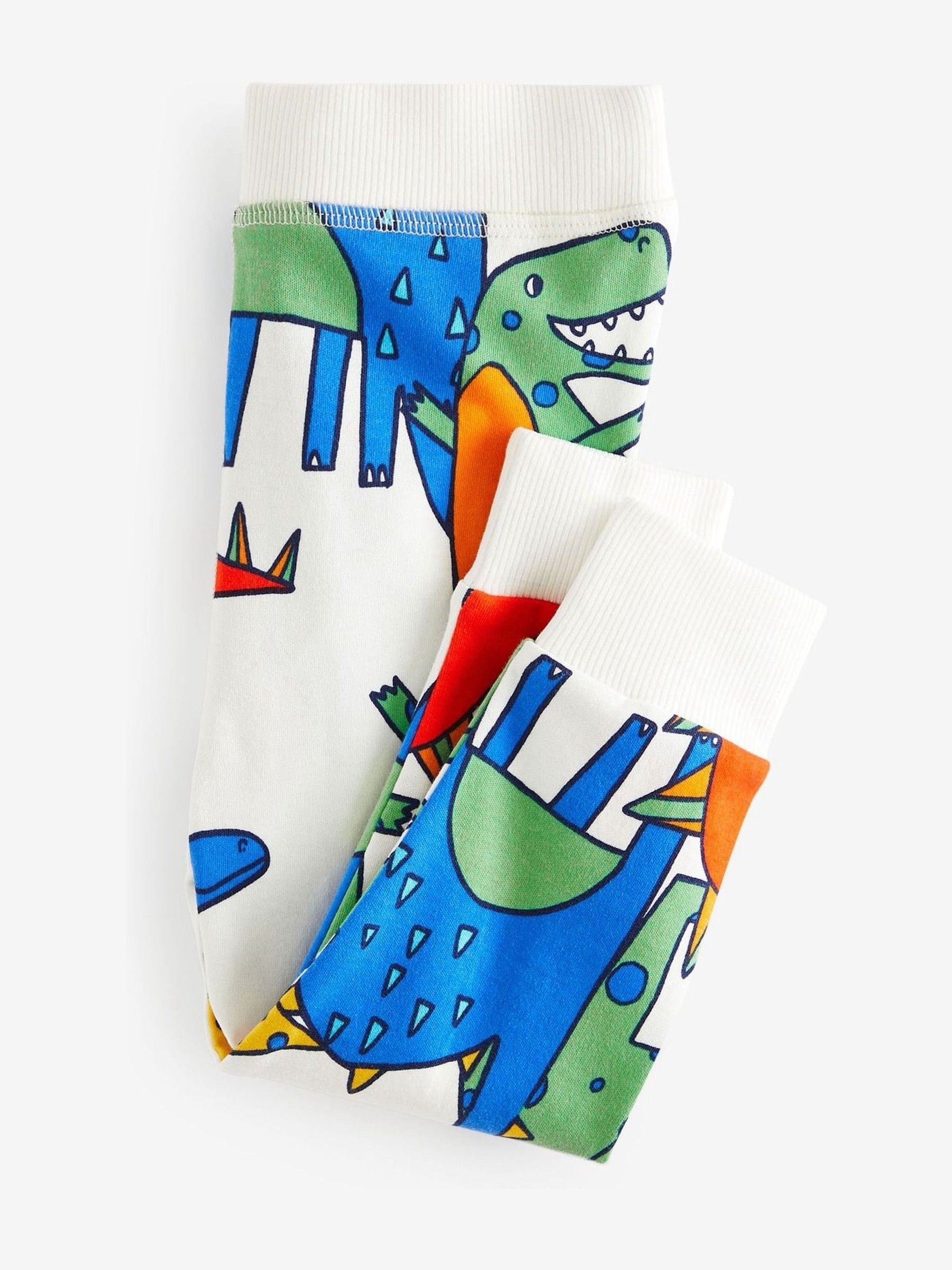Felkleurig met dinosaurusprint - Verpakking van 3 knusse pyjama's (9 mnd-10 jr)