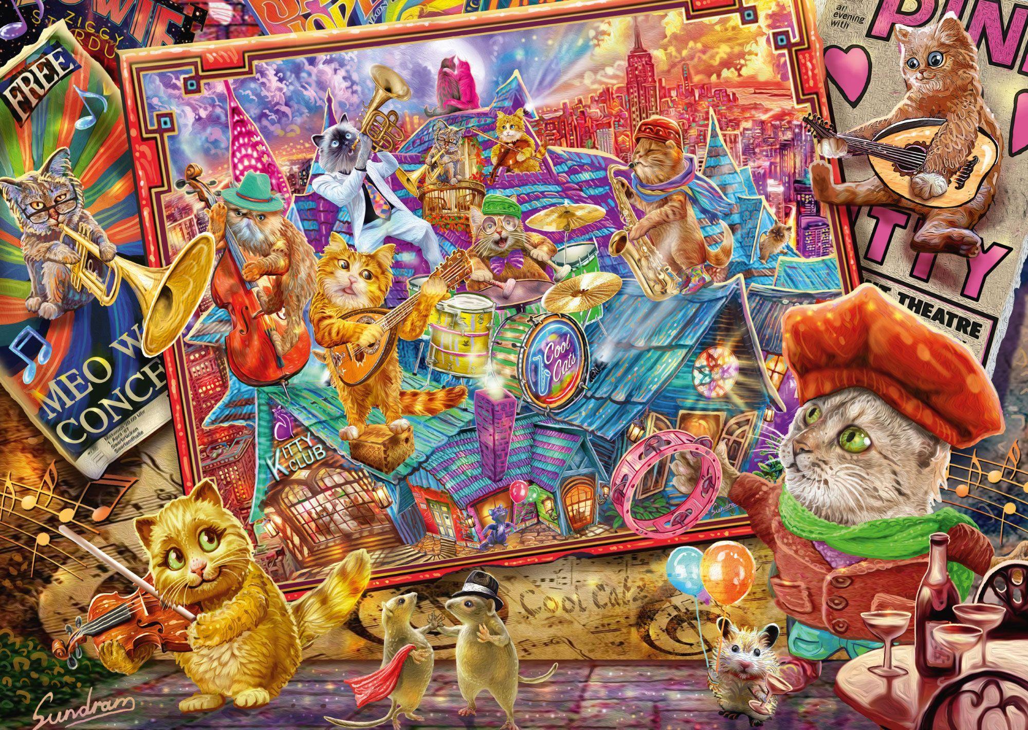 Katzenmanie (Puzzle)