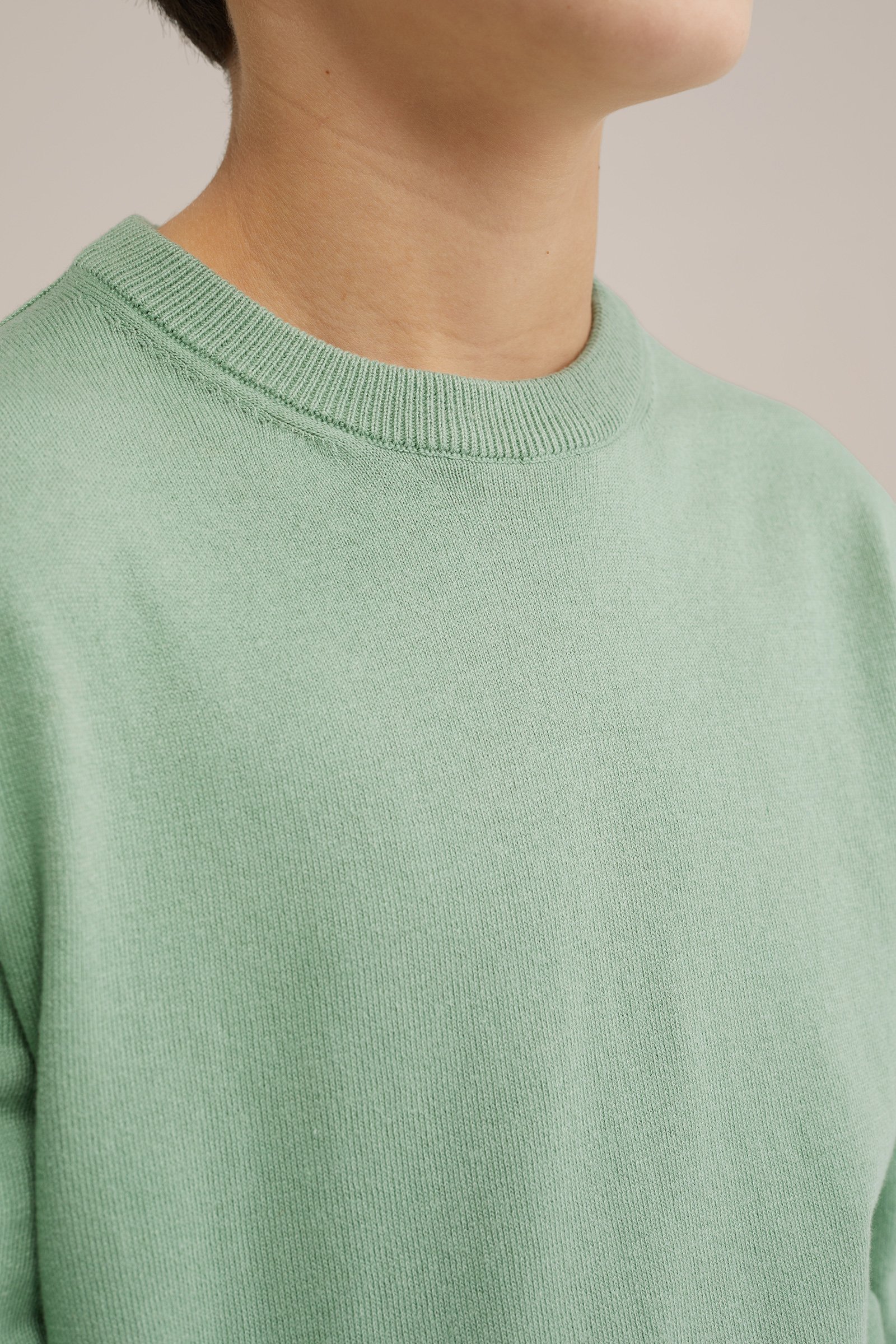 Jongens fijngebreide trui WE Fashion Pastelgroen