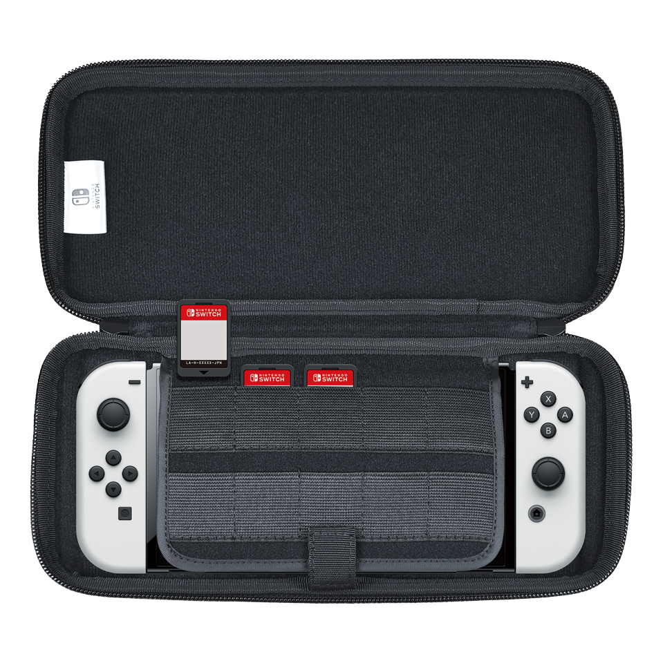 HORI Switch OLED Slim Tough Pouch (Black)