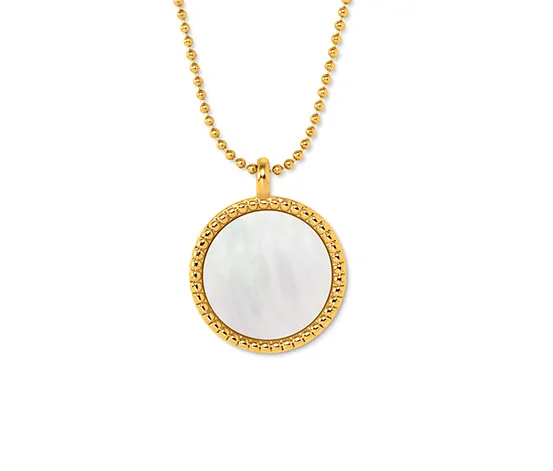 Kette mit Perlmuttanhänger