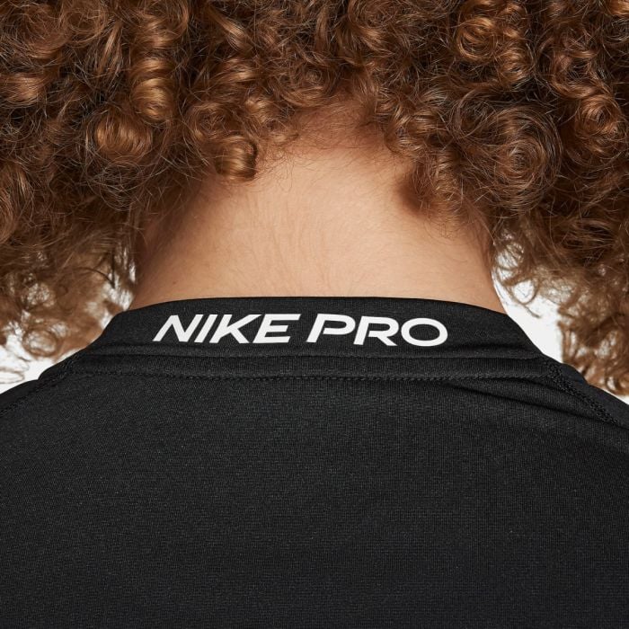 Nike Junior Mellemlag Dri-FIT Pro Long Sleeve Tee Sort