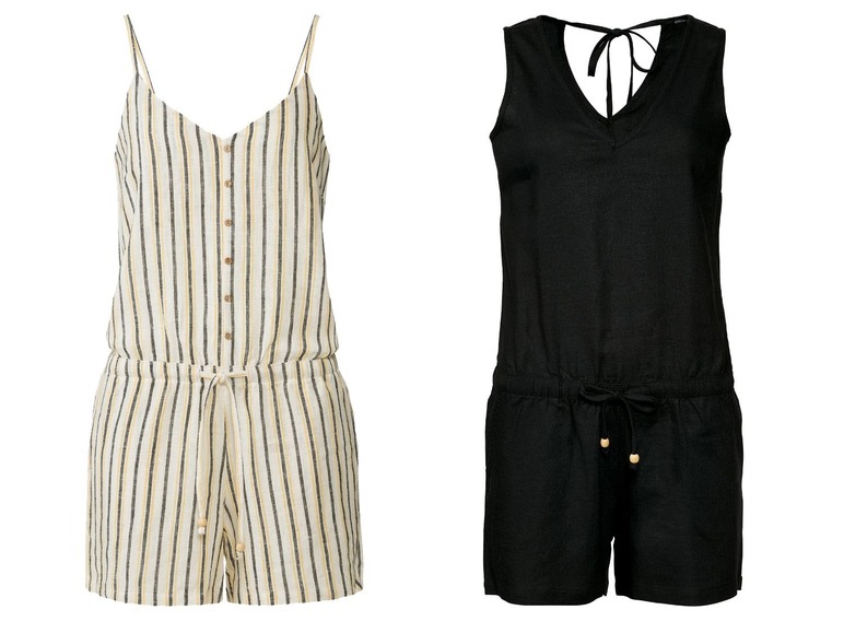 Playsuit voor dames, linnen en viscose