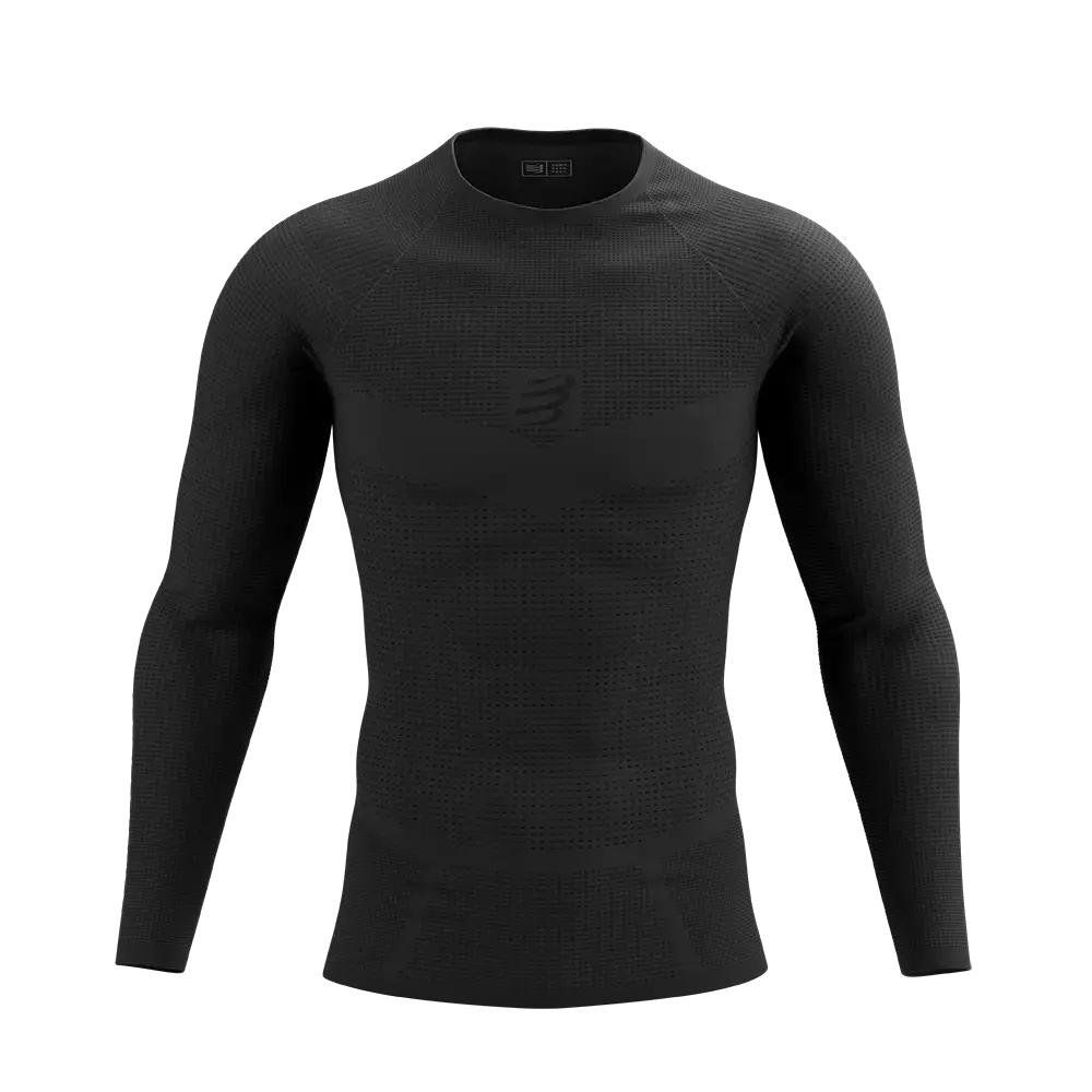Compressport On/Off Thermoshirt Lange Mouwen Zwart Heren
