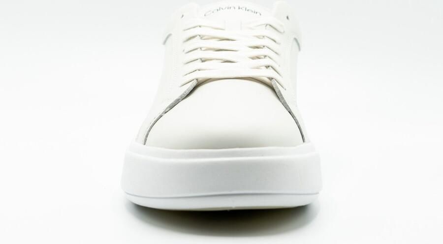 CK Calvin Klein Sneakers van leer met contrastgarnering model 'LACE UP'