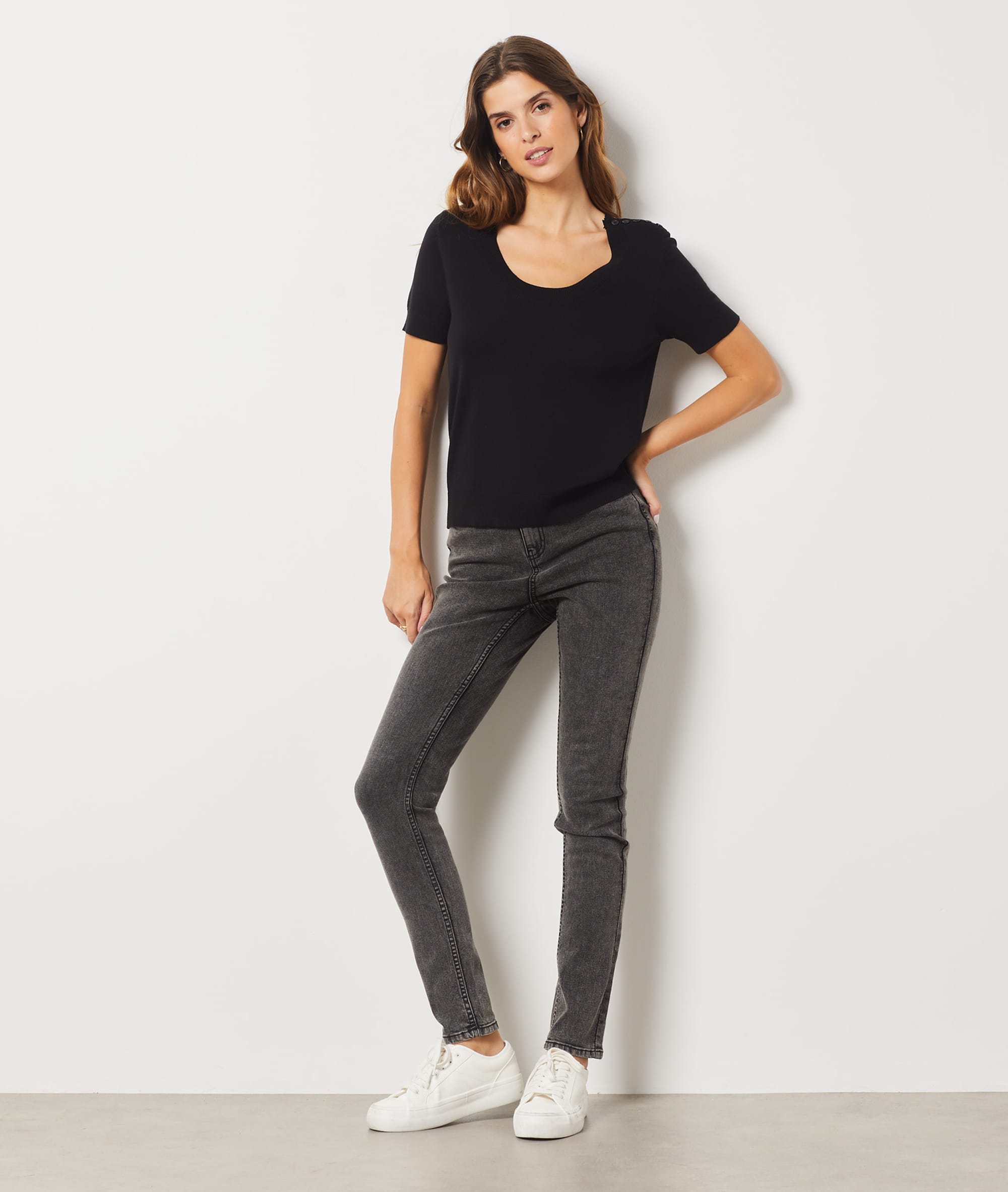 Pull manches courtes