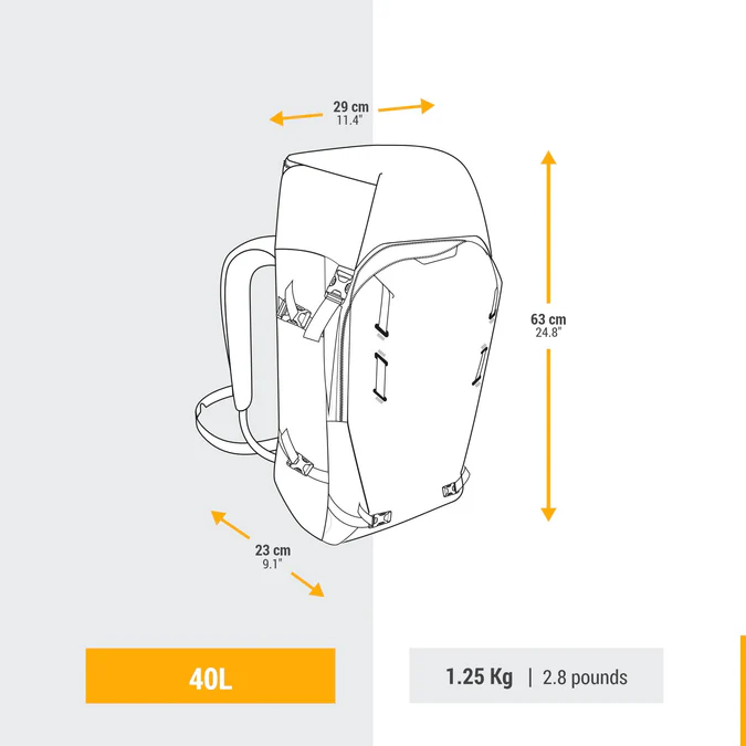 Decathlon Simond - Simond Alpinism Evo 40L Mochila Alpinismo