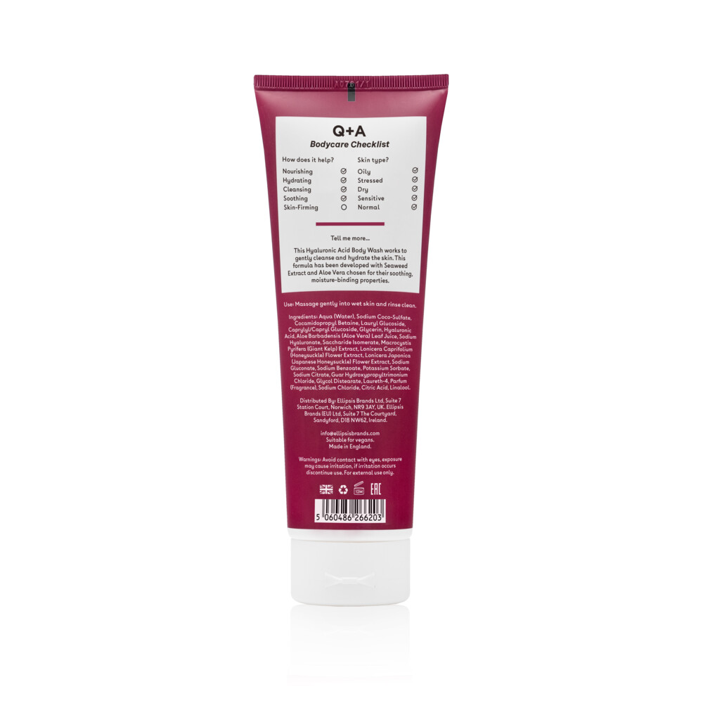 Q+A Hyaluronic Acid Body Wash250 ml