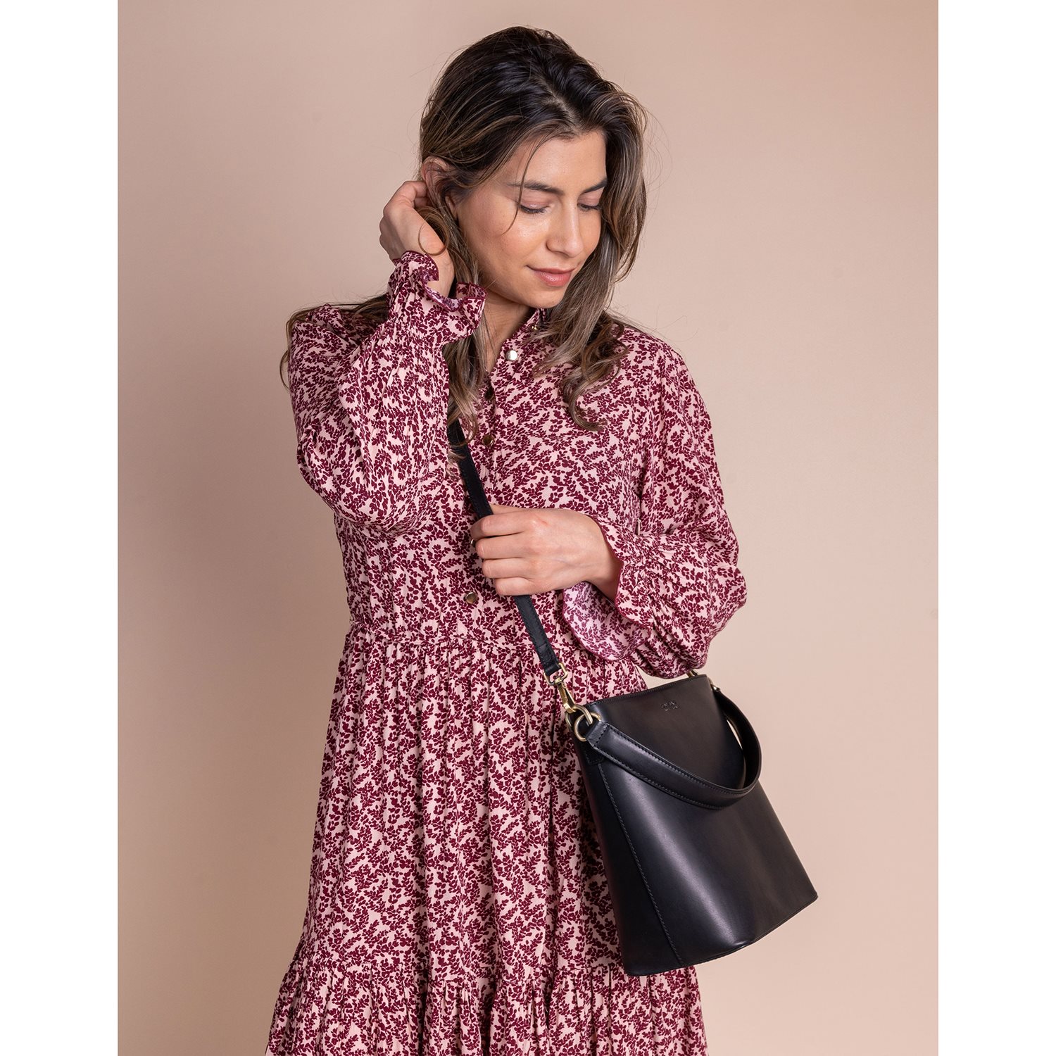 O My Bag Bobbi Bucket Bag Maxi black