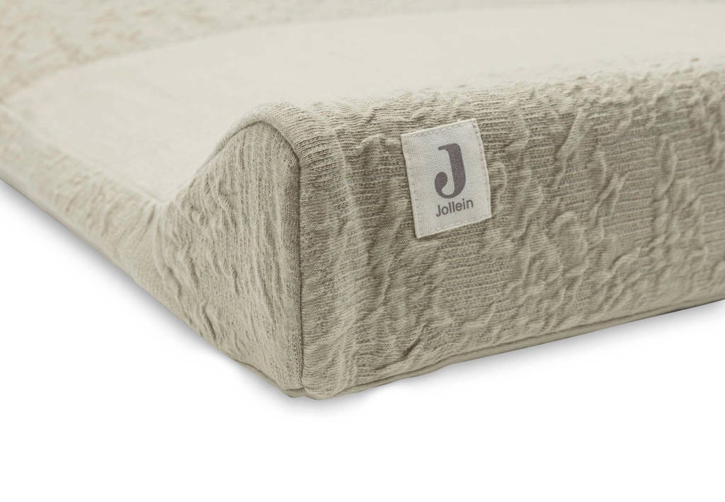 aankleedkussenhoes 50x70cm Soft Waves - Olive Green