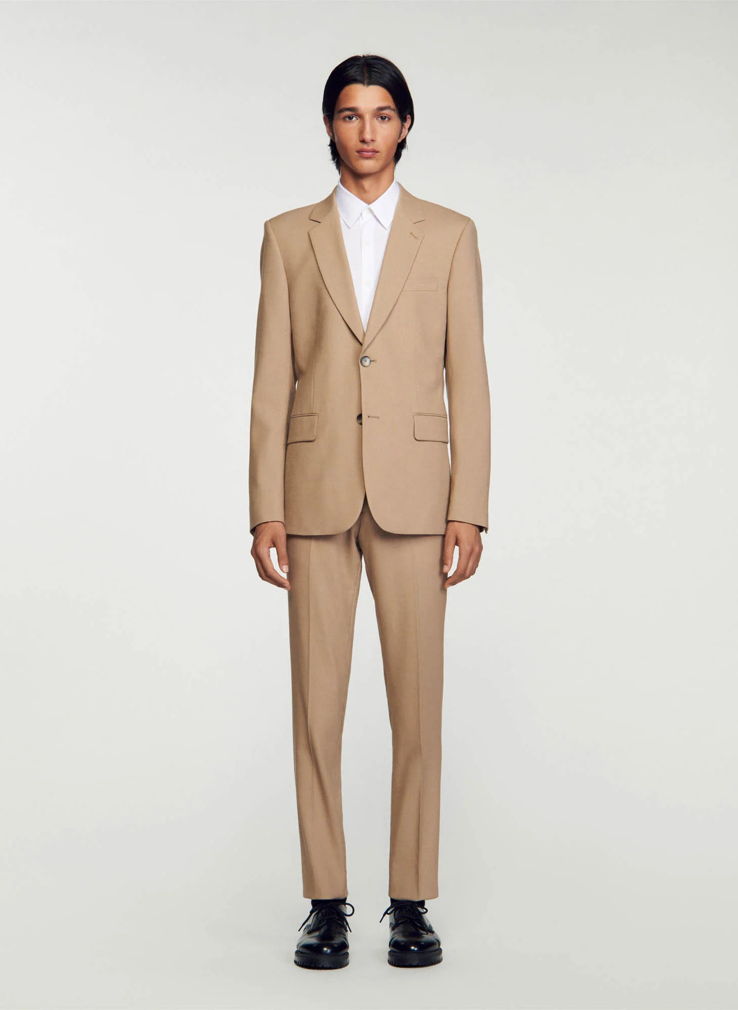 Veste de costume droite | Beige