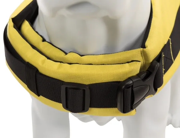 Trixie Redningsvest til hund, XL: 65 cm: 60–96 cm, <45 kg, gul/sort