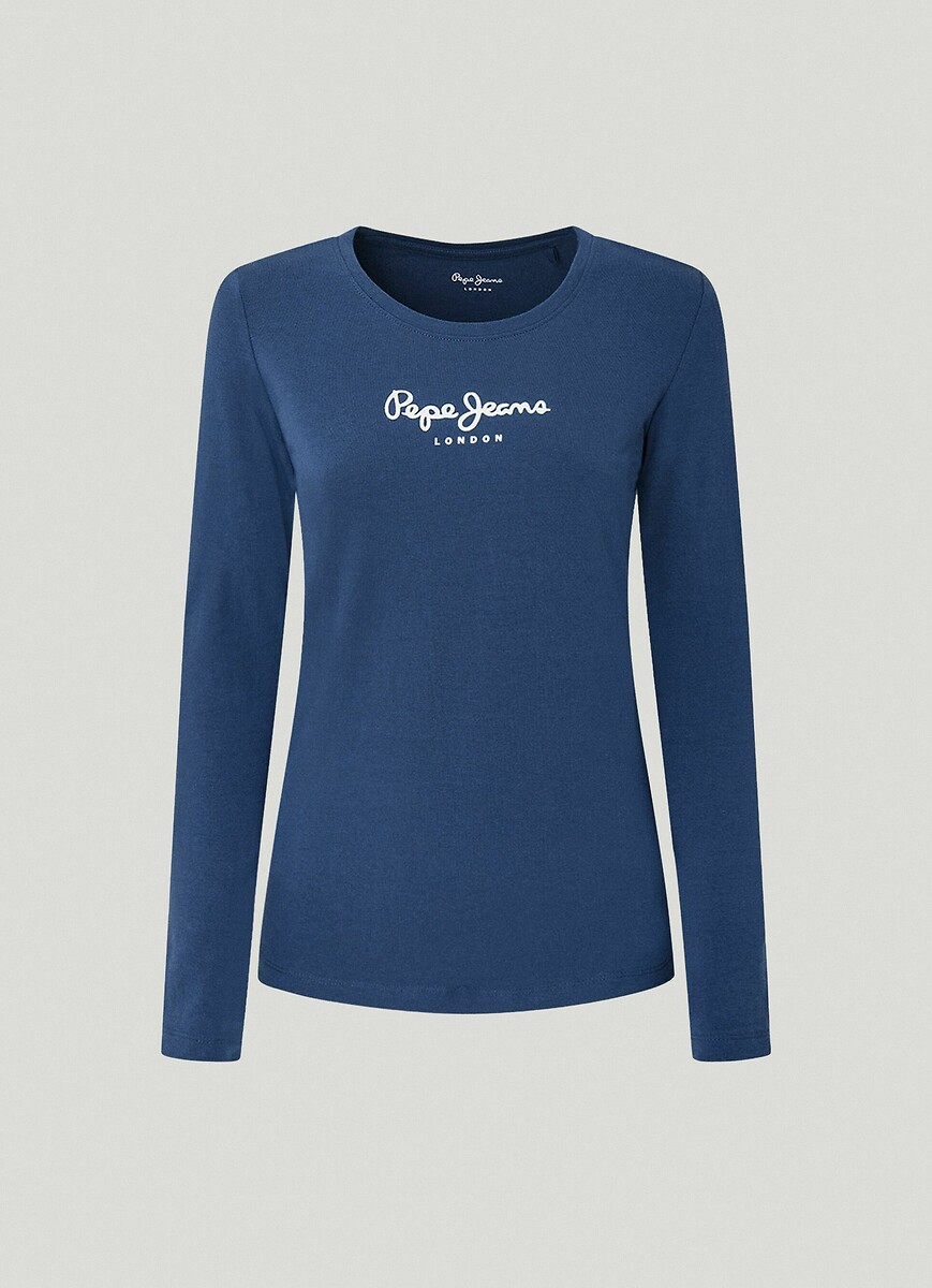 PEPE JEANS<br>Camiseta de manga comprida com logotipo