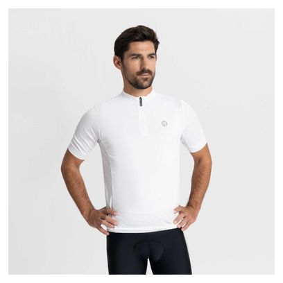 Maillot Manches Courtes Rogelli Core Blanc Homme