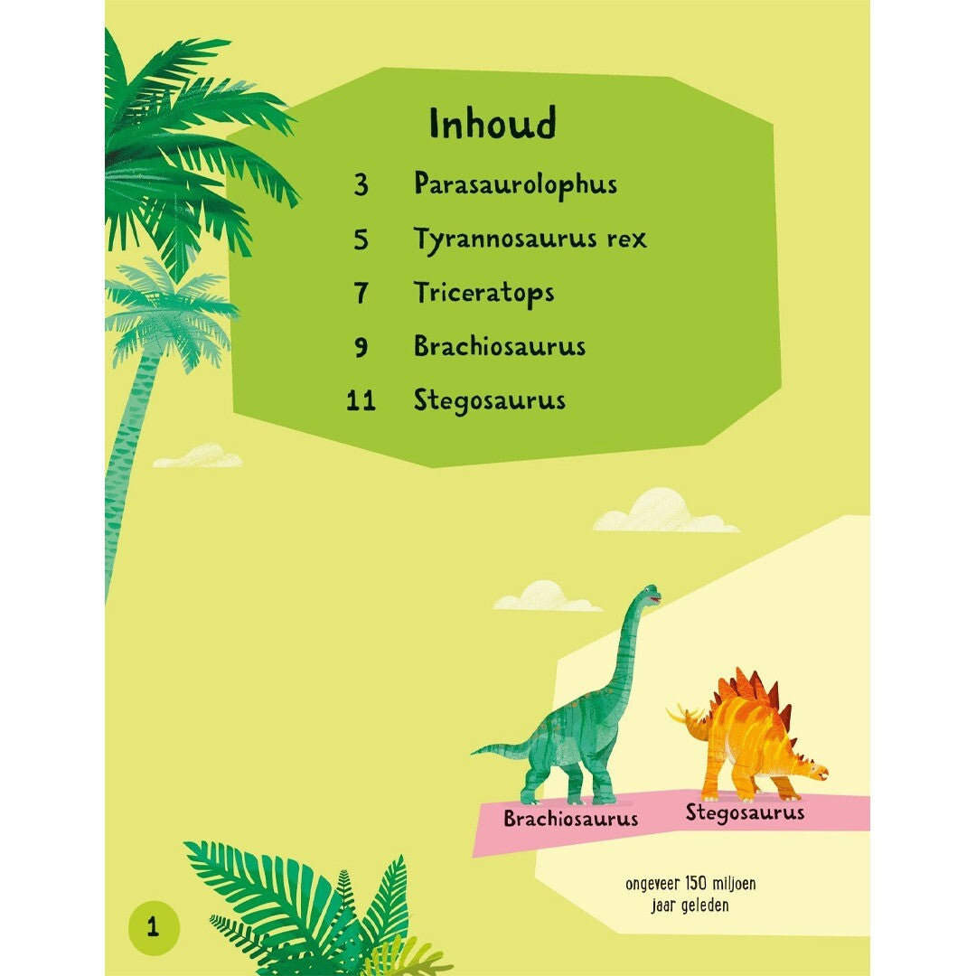 Uitgeverij usborne bouwen en spelen dinosaurussen