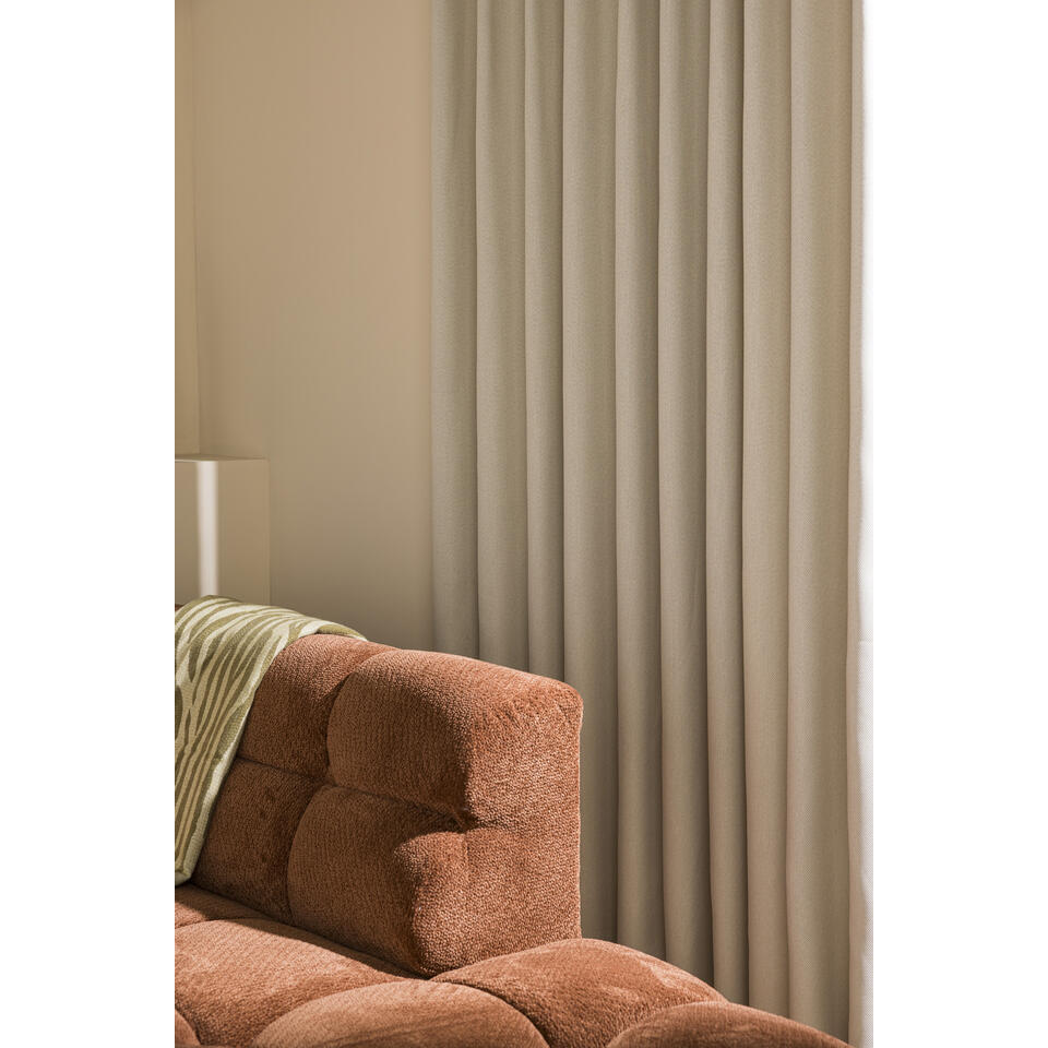 Kant En Klaar Gordijn Ziva Xl Beige