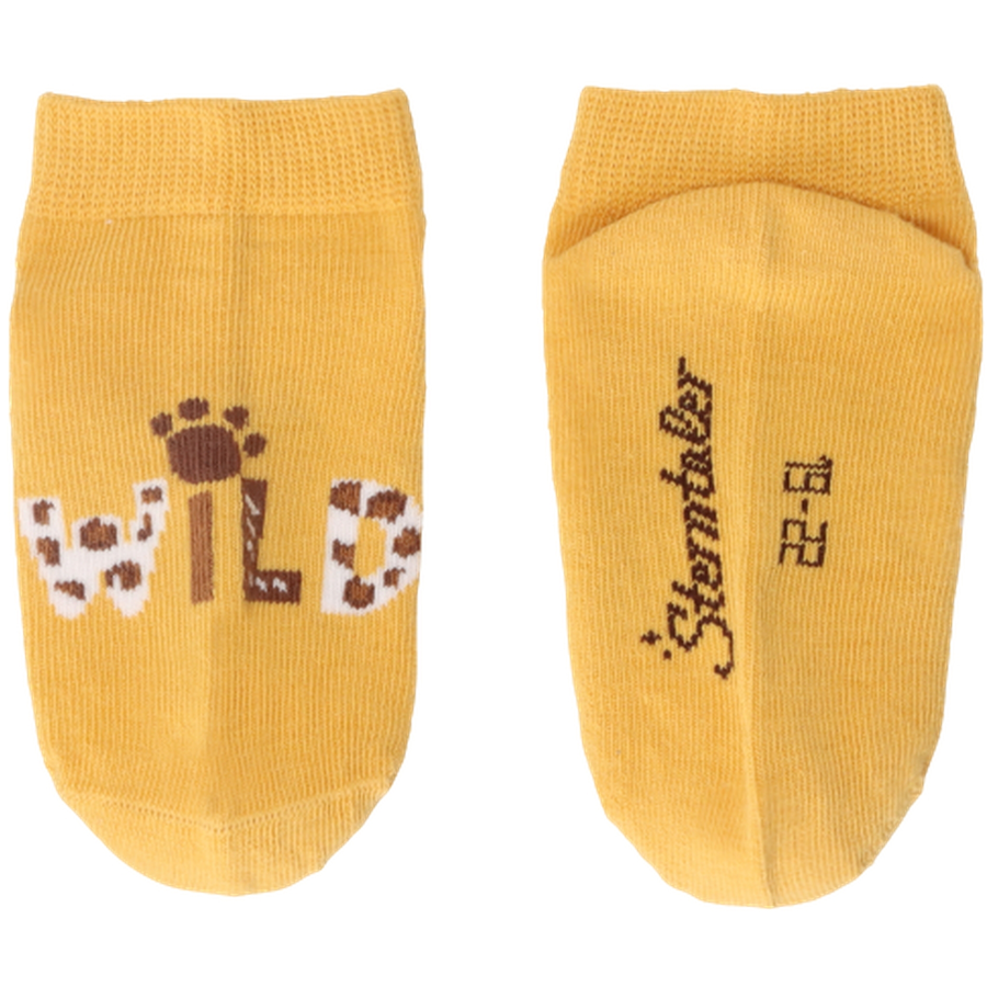 Sterntaler Sneaker-Socken 3er Wild mattgelb