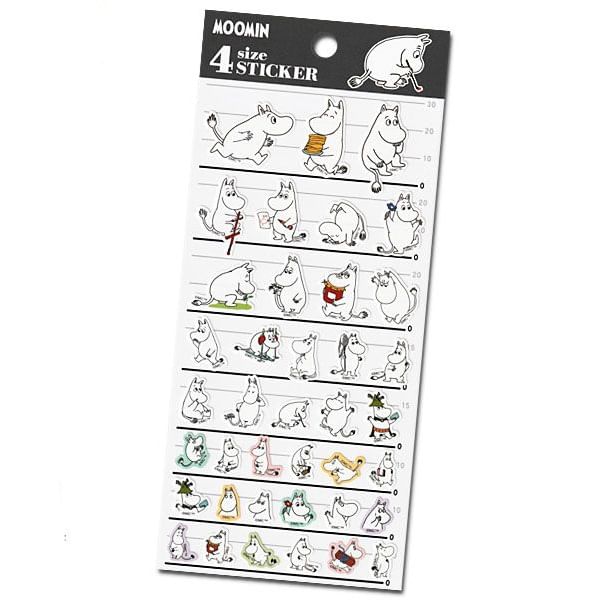 Kamio Japan - MOOMIN 4-formaat sticker