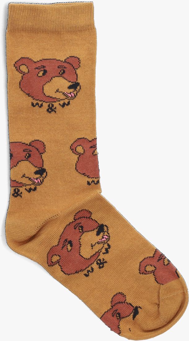 WANDER & WONDER bruine wander & wonder sokken bear socks