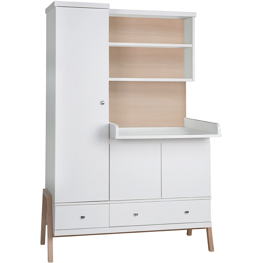 Schardt Kinderzimmer Holly Nature Schrank mit Wickelkommode