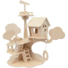 KiDS Puzzle 3D 'Cabane dans l'arbre', 37 pièces