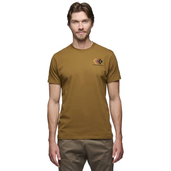 T-shirt escalade BLACK DIAMOND FADED SS TEE DARK CURRY