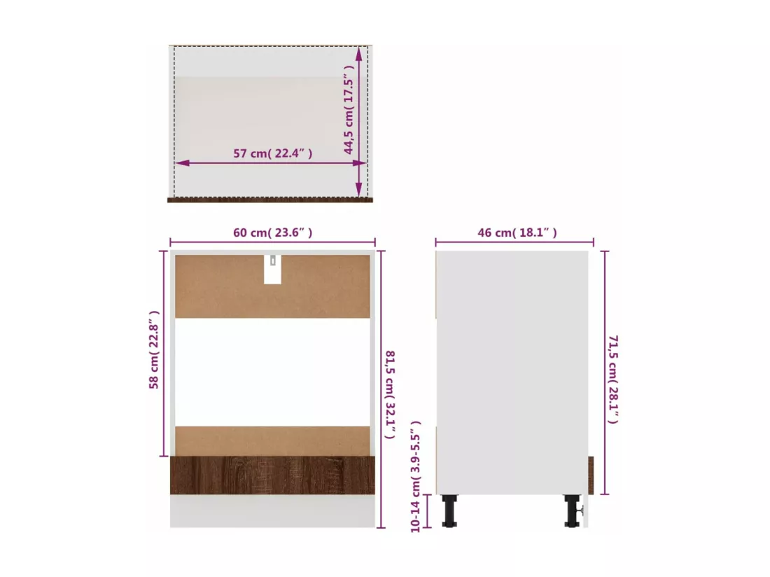 Armoire à four 