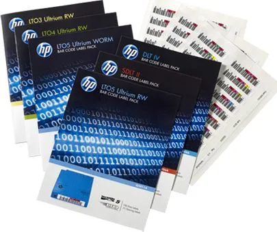 HPE LTO-5 Ultrium RW Bar Code Label Pack - Stregkodeetiketter - for HPE MSL2024, MSL4048, MSL8096; LTO-5 Ultrium; StoreEver MSL4048 LTO-5, MSL6480