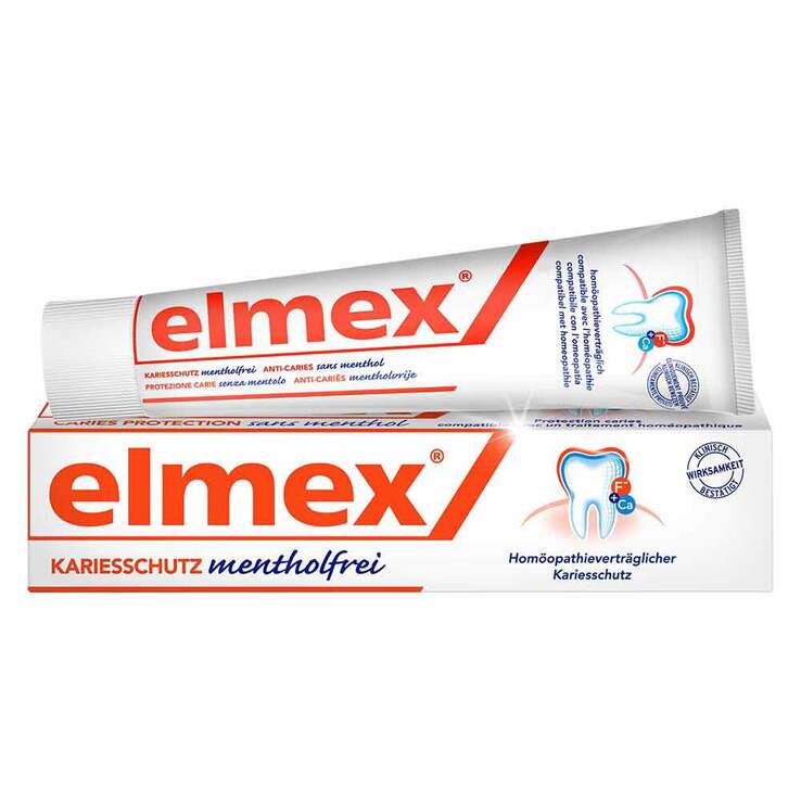 Elmex mentholfrei Zahnpasta, 75 ml