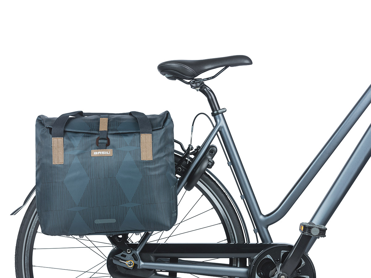 Basil Elegance Shopper fietstas - Estate Blue