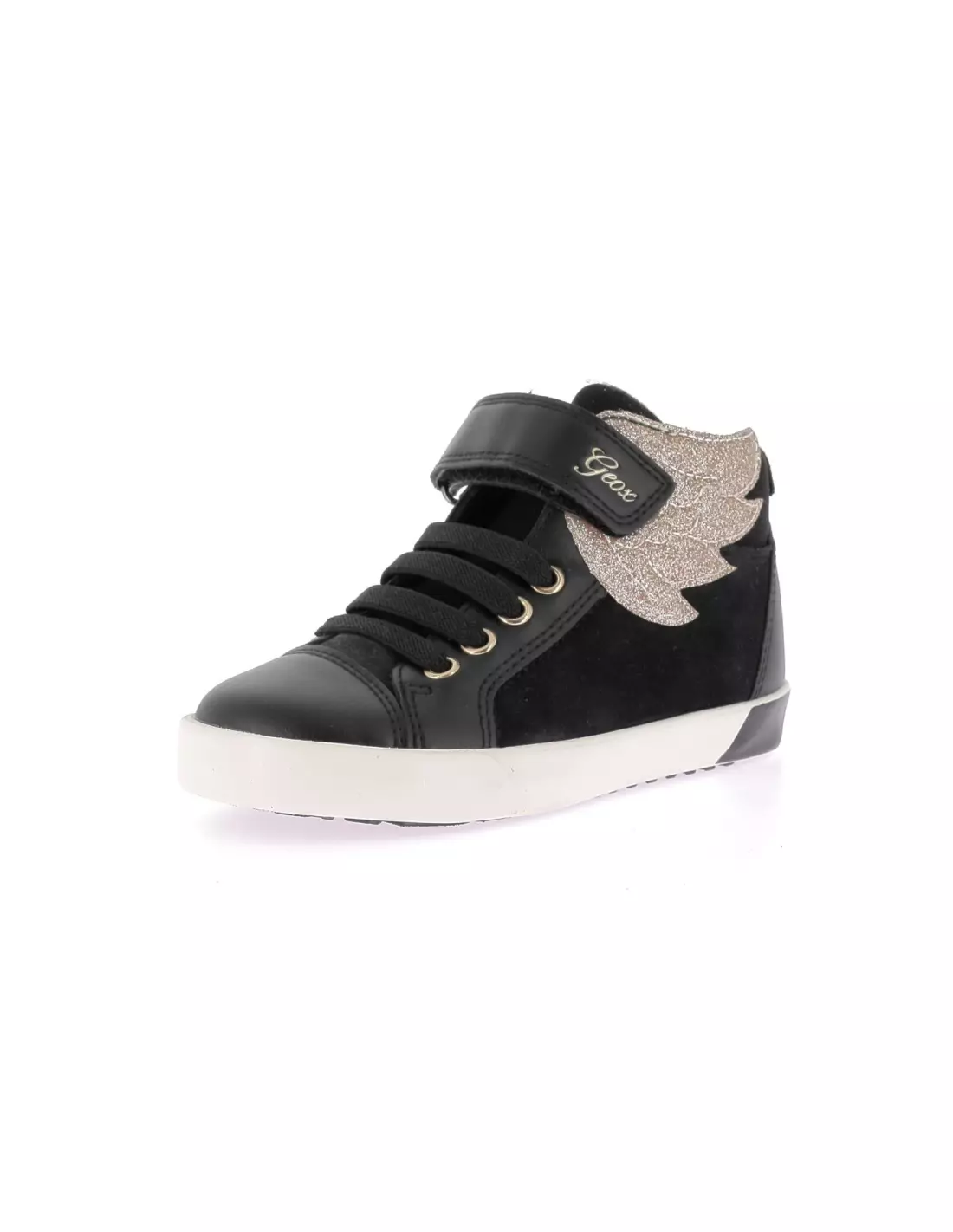 GEOX KILWI - Baskets BLACKGOLD