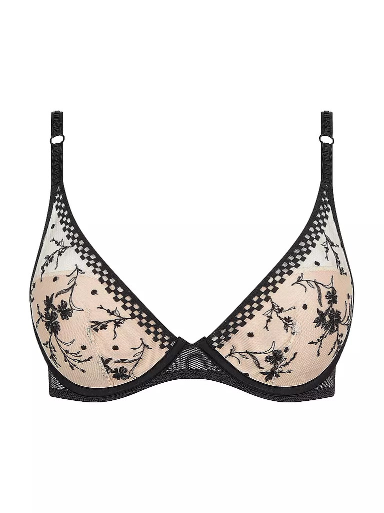 PASSIONATA BH mit Bügel SUZY beige dore schwarz  schwarz