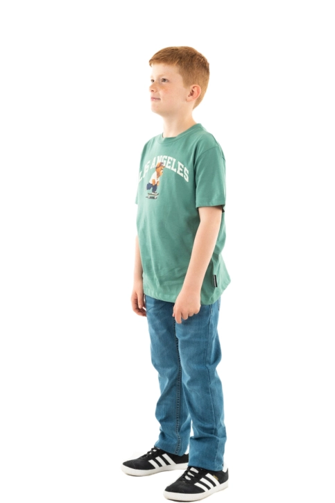 Tee shirts manches courtes Le Temps Des Cerises coznerbo 9019 aqua