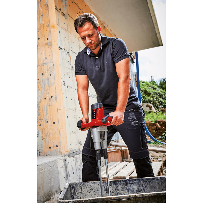 Einhell TE-MX 1600-2 CE Twin verf-/mortelmenger 1.600W - Ø120mm