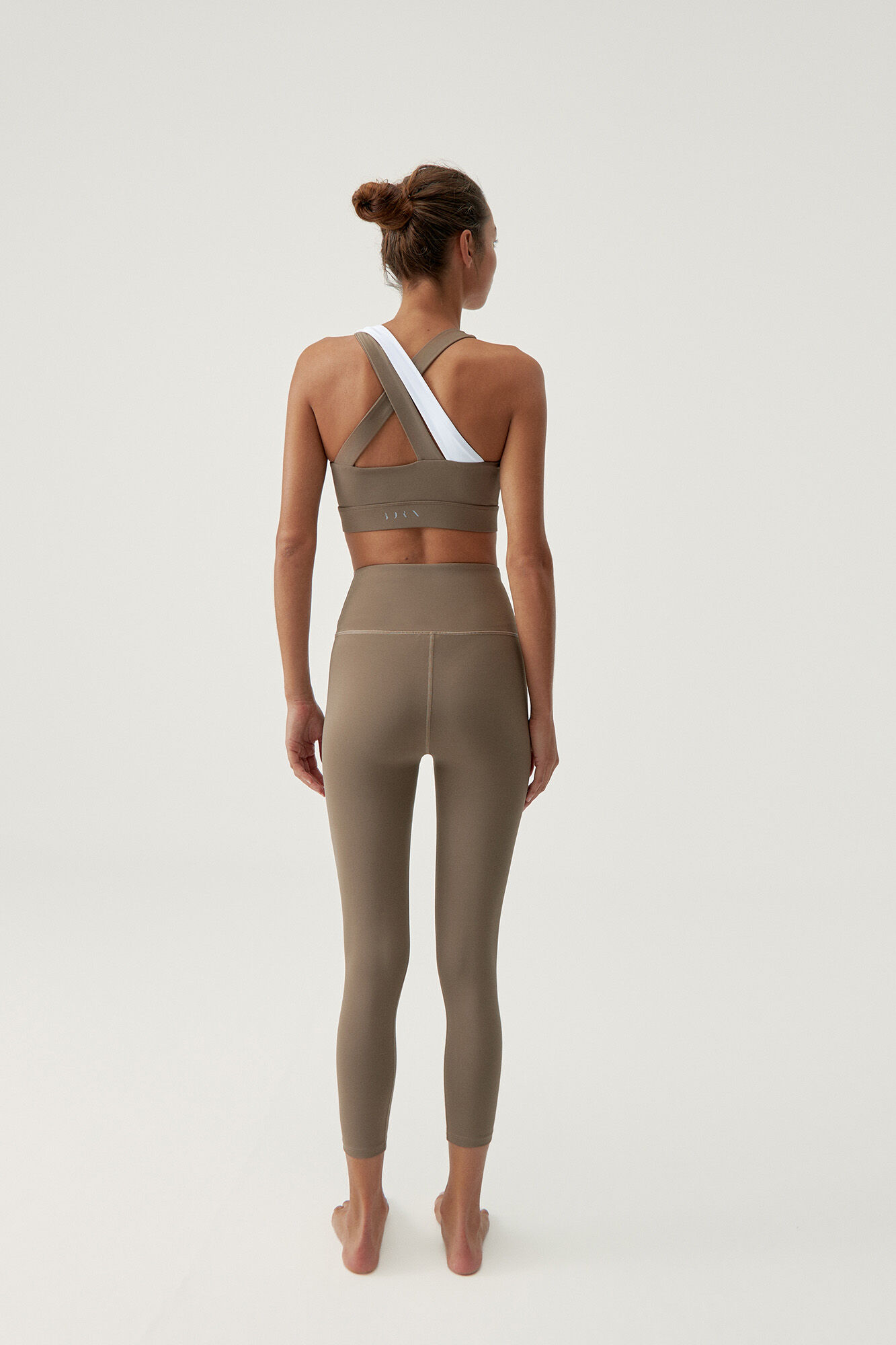 Top Cleo Fossil/Branco - nude