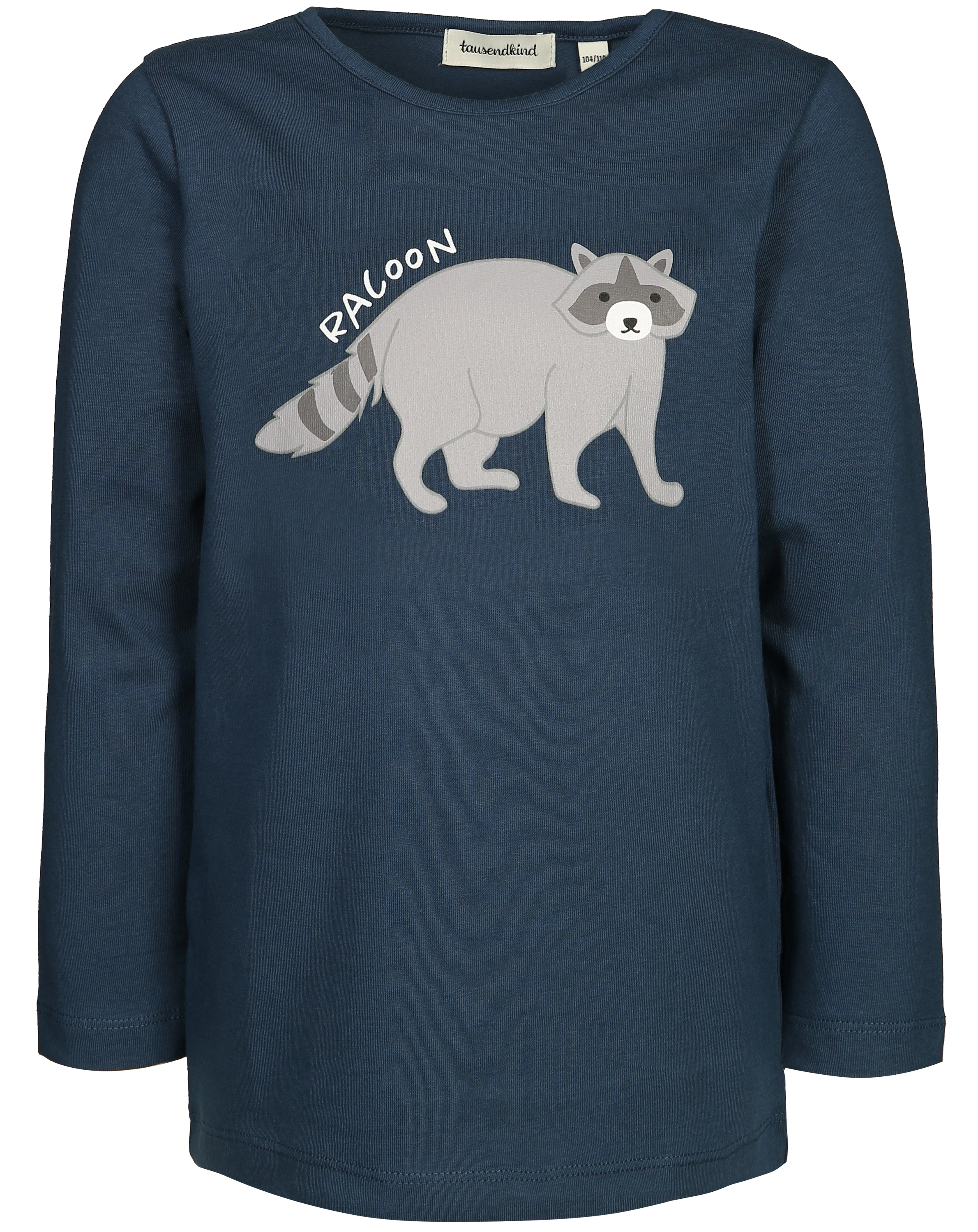 Langarmshirt WASCHBÄR in dunkelblau