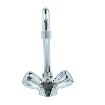 Handson Keukenkraan Thomas 2-knops Chroom met uitloop 235mm