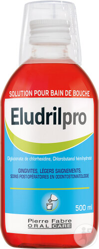 Eludrilpro Solution Pour Bain De Bouche Flacon 500ml